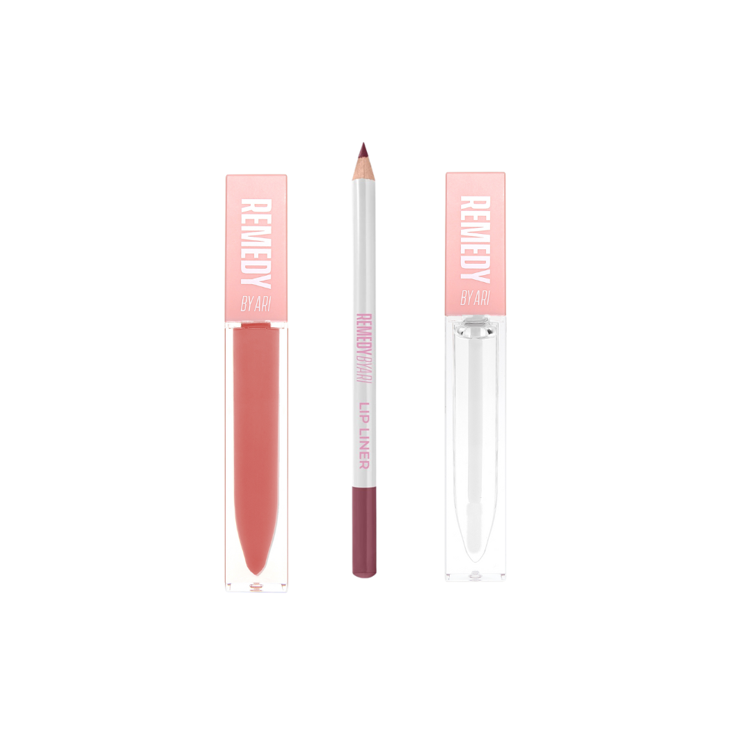 Ari's Mauve Fall Lip Combo